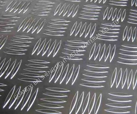 China 5 Bar Aluminum Tread Plate ,small pattern, AA1100/3003/3105,thickness 0.8-15mm supplier