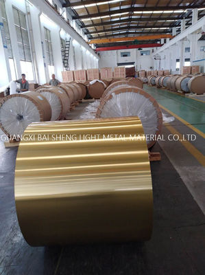 China Color Coating Aluminium Foil FOr air conditioners, heat exchangers, evaporato AA8011/1100/3102 supplier