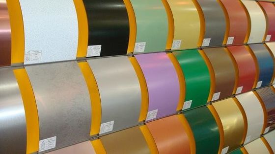 China Color Coated Aluminum  foils for lamination, PU compatiable, supplier