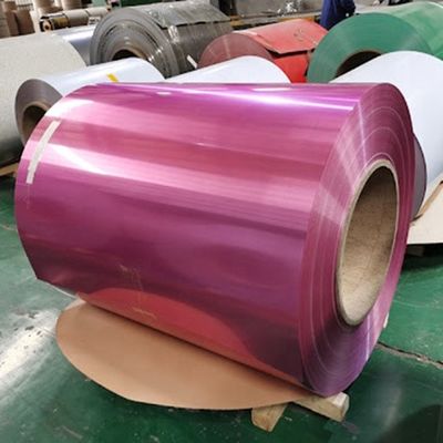 Polyester Color Coated Aluminum Coil Supplier For Gutters Foil 1050 Gold  White Red Black
