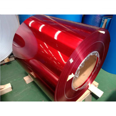 Polyester Color Coated Aluminum Coil Supplier For Gutters Foil 1050 Gold  White Red Black