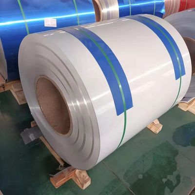 Pvc Prepainted Color Coated Aluminum Coil Roll Forming Machine Awning Embossed  0.018-1.5mm