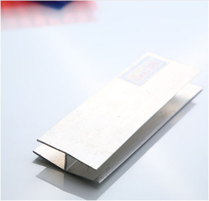 Small Aluminum Extrusion Profiles For Windows And Doors Bendable U Channel 10-12mm