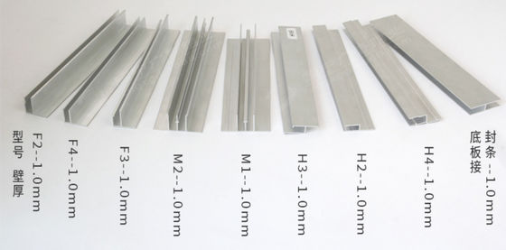 Custom Aluminum Extrusion Profiles L Shape Slim  Glass Door Led Baseboard Skirting 15180 1530
