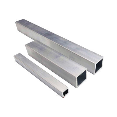 6061 T6 6063 Aluminum Alloy Square Tube Extrusion Mill Finished 55mm 60MM 70mm