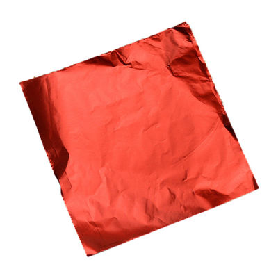 1235 8011 7075 Aluminum Foil Jumbo Roll Color Chocolate Wrapping Red Food Printed Wax Paper