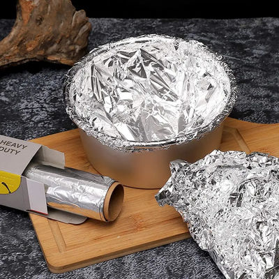 Food Grade Aluminum Foil Roll Container Disposable  For Household Kitchen Use