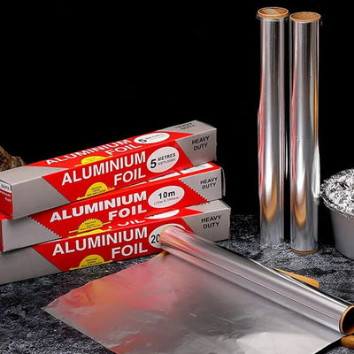 Non Toxic Aluminum Foil Roll Material Shape For Food Outside Packing